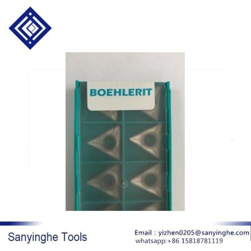 TCGT16T304-BAL LW610 BOEHLERIT cnc carbide turning inserts cnc blade cutting tool for aluminum parts (10pcs/lots)