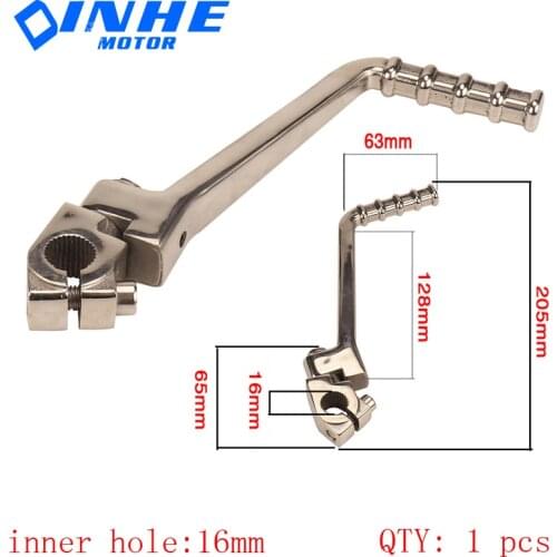 Free Shipping Universal Motorcycle Kick Start Starter Lever 13/16mm Shaft For 110cc 125cc 140cc 150cc 160cc BOSUER Dirt Bike Pit
