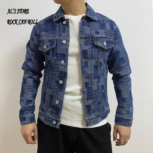 20W7 Asian Size Indigo Selvage Washed Vintage Hand-Made Top Quality Super 13.5oz Japan Denim Jacket