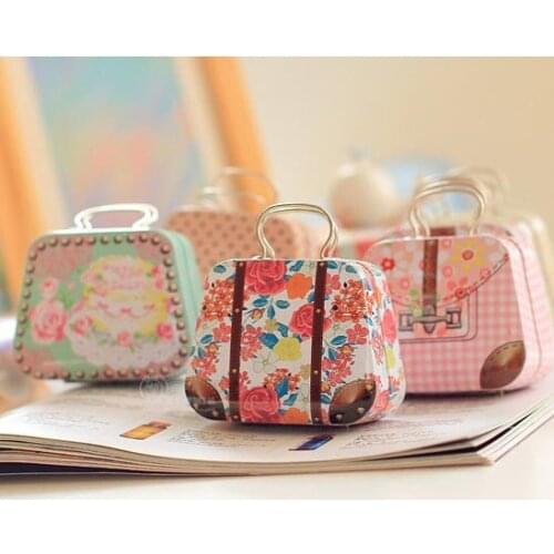 Big size Handbags tin / candy tin iron box / creative wedding Favor Boxes gift/pencil box
