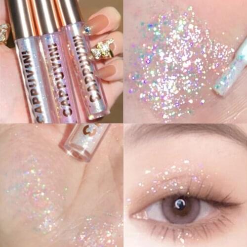 Liquid Eyeshadow Pearlescent Liquid Eyeliner Lying Silkworm Diamond High-gloss Eye Cosmetic Easy To Wear Waterproof Makeup