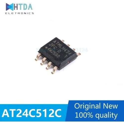 12pcs/lot AT24C512 AT24C512C AT24C512C-SSHD-T SOP8