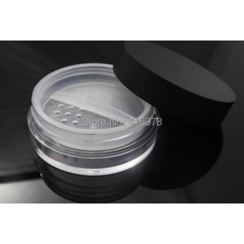 20g loose powder jar with rotating sifter loose powder container with twist up sifter