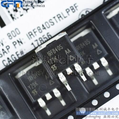 5pieces IRF840S IRF840STRLPBF TO-263 8A 500V