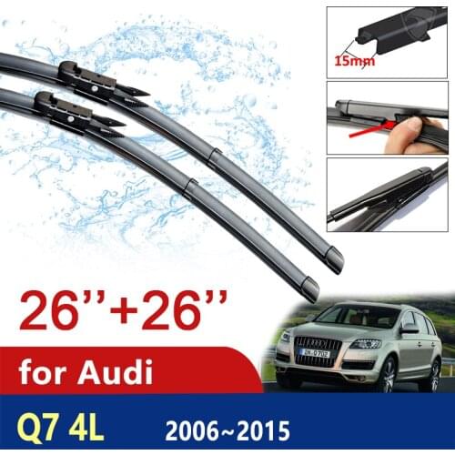 For Audi Q7 4L 2006~2015 Car Wiper Blades Windscreen Windshield Wipers Car Goods 2007 2008 2009 2010 2011 2012 2013 2014