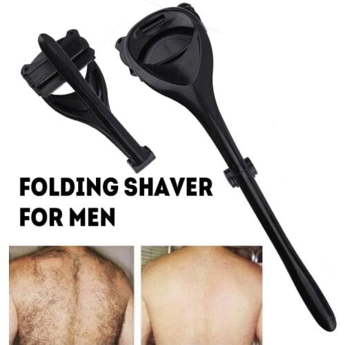 Shaver For Men Folded Epilator long hair on the back removed sharp double-blade not hurt skin body hair removal tool SU133
