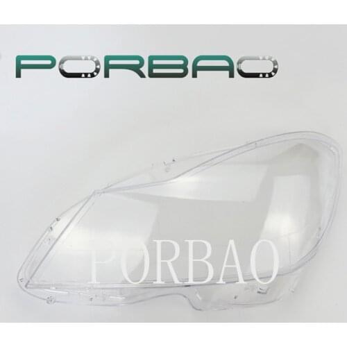 For W204 C180 C200 C260 C300 Headlight Transparent Glass Lens Cover Headlamp Clear Shell 11-14 Replacement DIY
