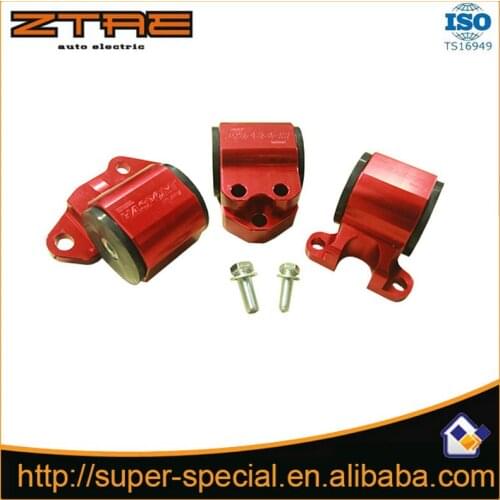 Engine Swap Mount Kit FOR HOND@ CIVI*C D-Series or B-Series DC2 EG (3-bolt Left Mount) Red,Bule