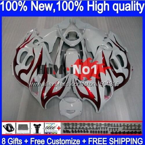 Body For SUZUKI KATANA GSXF 750 600 GSXF750 Red flame 12MC.14 GSX750F GSXF600 1998 1999 2000 2001 2002 98 99 00 01 02 Fairing