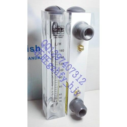 LZM-15 panel type water meter float liquid flowmeter 16-160LPH L / h