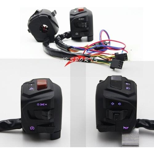 Modified Motorcycle nmax illuminated headlamp headlight park light hazard on off passing light engine switch For Yamaha Nmax155