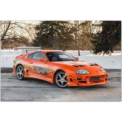 Supra Supercar Canvas Painting Posters and Prints Wall Art Modern Home Decoration