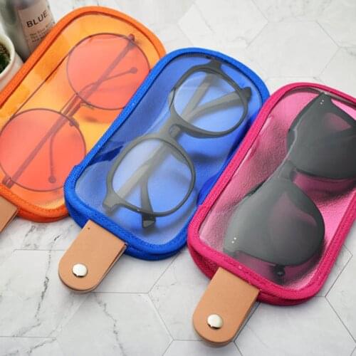 Creative Fashion Ice Cream Personality Mobile Phone Glasses Bag Solid Color Retro Portable Storage Sunglasses Bag