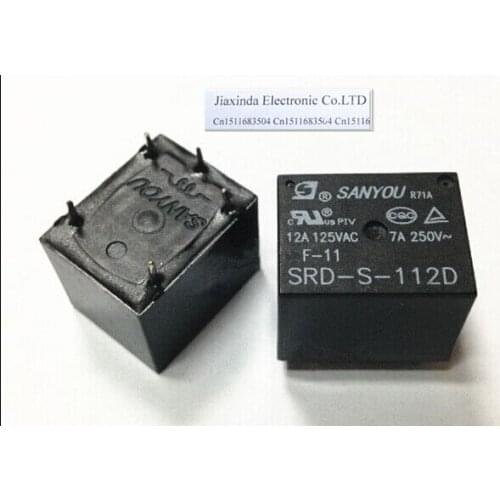 Relay NEW SRD-S-112D 12VDC SRD-S-112D-12VDC SRD-112D 112D 12VDC DC12V 12V DIP5 50PCS/LOT