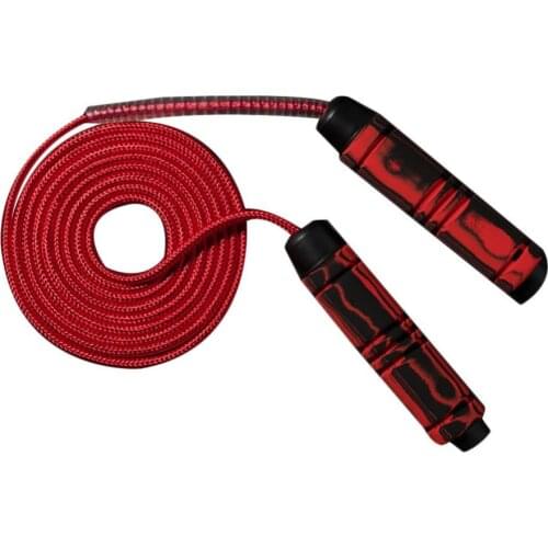 Speed Jump Rope Adjustable Weighted Bearing Nylon Woven Skipping Rope Lose Weight Sport Fitness Workout Jump Rope скакалка