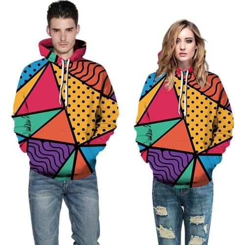 Geometric Printed 3D Sweatshirts Men Women Hoodies Unisex Plus Size 5XL Pullover Autumn Winter Coat Funny Outwear Hooded Coat