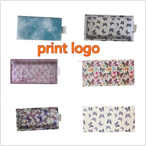 Eyelash Packaging Box Bulk Wholesale Custom 3D Mink Lashes Boxes Print Logo Makeup Set Eyelashes Case Pack
