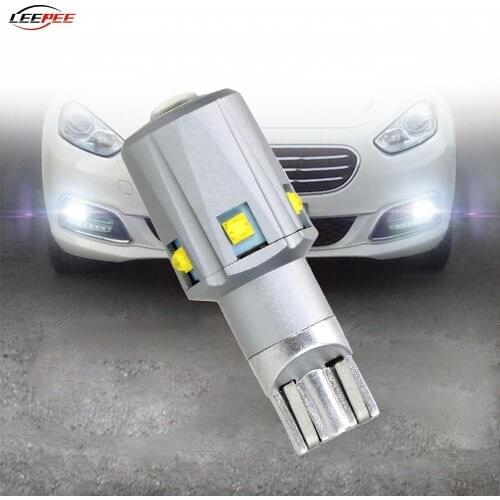 12V 24V 30W Bright T10 6SMD Bulb Car Interior Light LED Clearance Width Door Dome Signal License Plate Fog Lamp Auto Accessories