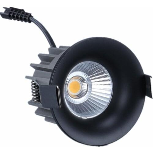 Dimmable LED COB Spotlight Ceiling Lamp AC85-265V 7W 9W 12W 15W 18w Aluminum Recessed Downlights Round