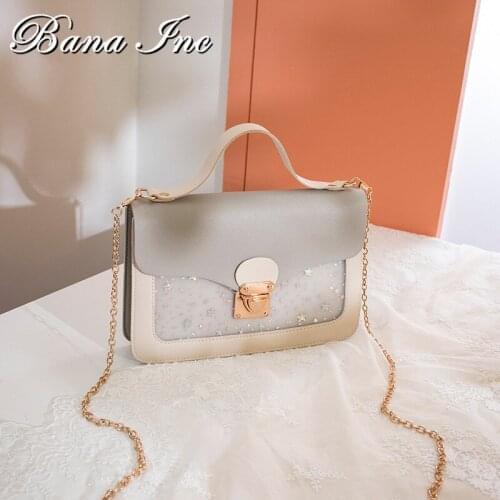 Women Mini Small Square Pack Shoulder Bag 2021 Fashion Sequin Designer Messenger Crossbody Bag Clutch Wallet Handbags for Girls
