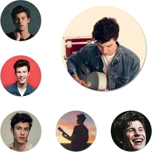 58mm Shawn Mendes Icons Pins Badge Decoration Brooches Metal Badges For Clothes Backpack Decoration