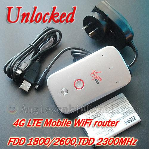 ZTE MF90C 3G 4G LTE FDD TDD 1800/2600/2300MHz 100m Mobile WiFi Modem Wireless Router Hotspot PK E5776S-601 B593S-601 E589u-12