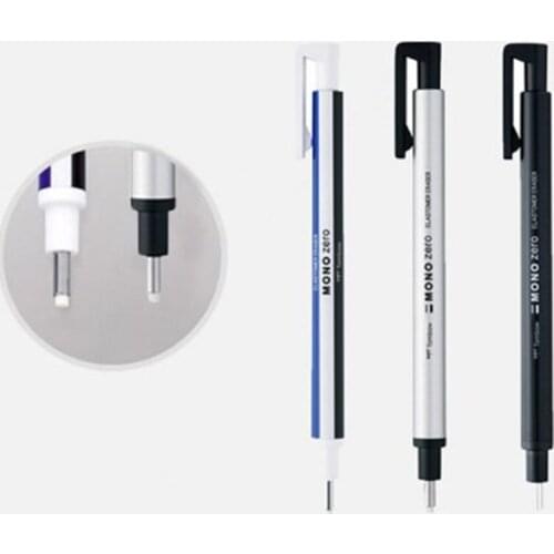 1pcs Round Tip Eraser Refill Pack Ultrafine Pencil Rubber Perfect Revise Details