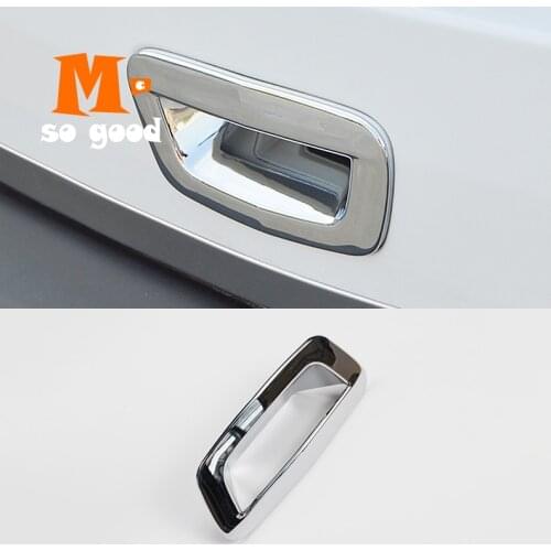 Fit For 2014 2015 2016 Chevrolet Trax Tracker Chrome Rear Trunk Boot Door Lid Cover Trim Tailgate Strip Accessories Sticker 1pcs