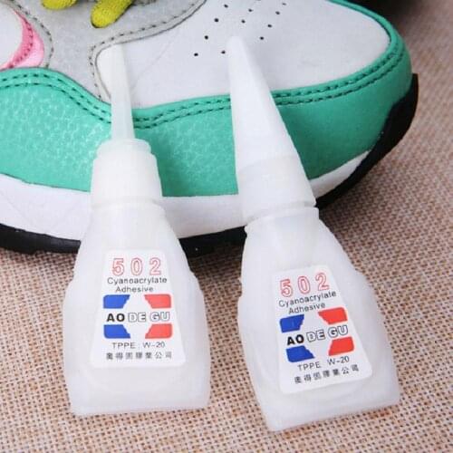 1pcs Strong Super Glue 502 Liquid Plastic Acrylate Accessory Rubber Office Tool Sealant Plastic Adhesive Glue Fabric Jewelr O3K6