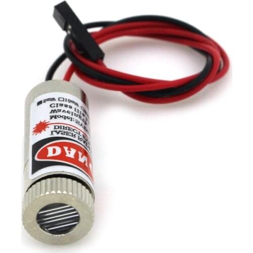 4pcs 12mm 5mw red laser module point spot size adjustable laser emission head For Scanner 3D Printer