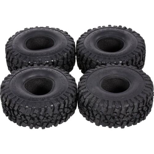 4PCS Rim Universal RC Rock Crawler Tires for 1/10 RC Rock Crawler Traxxas Trx4 Trx6 Axial Scx10 90046 RC4WD RC Car Parts