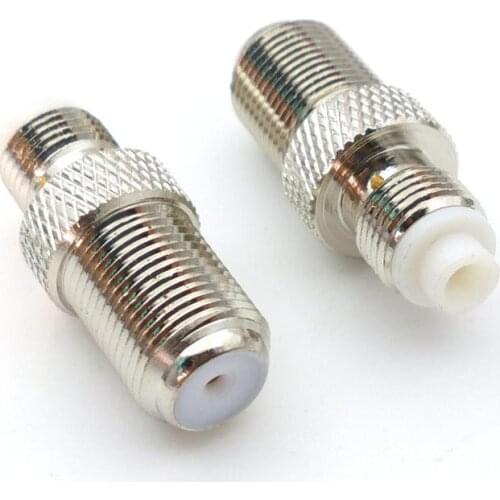 50PCS brass FME Female To F Female RF adapter Connector