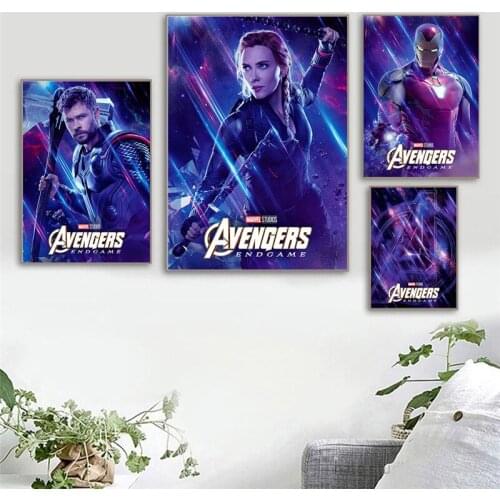 5D DIY Diamond Painting Marvel Avengers Superhero Movie Thor Captain America Diamond Embroidery Home Decor Gift