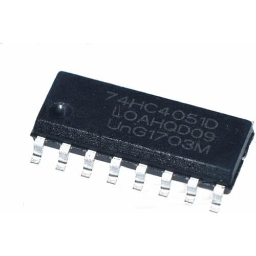 20pcs/lot new 74HC4051D 74HC4051 chip SOP-16 analog multiplexer/demultiplexer
