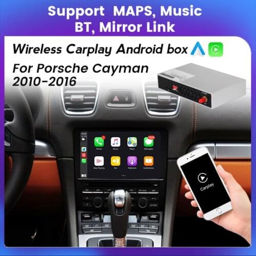 Box CarPlay Android Auto Supports Mirror Link Multimedia For Porsche 911 Bosxter Cayman Macan Cayenne Panamera PCM3.1 PCM4.0