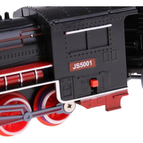 Automobile Toys Steam Locomotive Train Model Retro Coal Carriage Train Model
