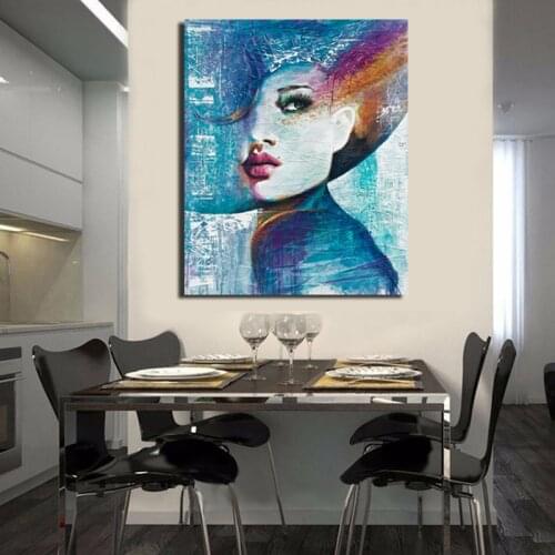 Free Shipping Abstract Modern 100% Handpainted Marilyn Monroe on Canvas Oil Painting Picture Unframed
