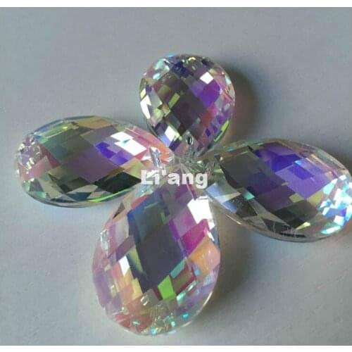 Free Shipping HoT SALE!!!Factory Price 30PCS/Lot 38*22MM K9 Optical Clear Crystal Chandelier Parts Lighting Accessories Parts