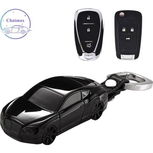 Car Model Key Case for Chevrolet Malibu XL Equinox Blazer Trailblazer ABS Key Holder Creativity Keychain No Blocking Signal