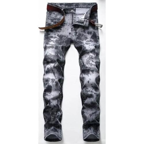 New Fashion Denim Trousers Skinny Jeans Summer Spring Autumn New Fashion 2020 Cotton Straight Casual Men Jeans