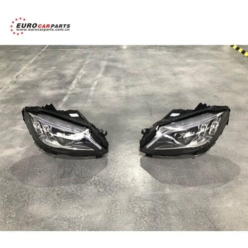 C class head light W205 C63 old to 2019 year new style light set fit for C class 2016-2018 car parts