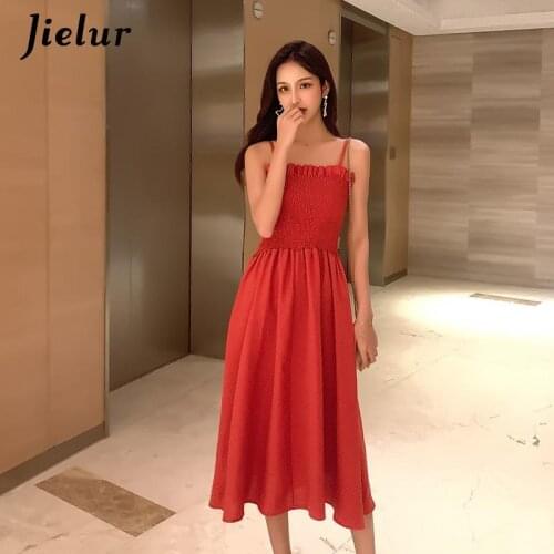 Летние платья миди Jielur China At AliExpress