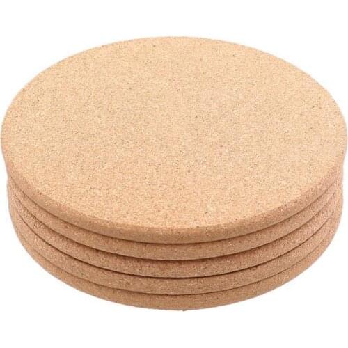 Classic Round Plain Cork Coasters Drink Wine Mats Cork Mats Drink Wine Mat ideas for wedding and party gift LX8102