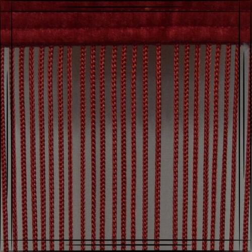 Gülpınar Curtain Red Thick Chain Rope Curtain