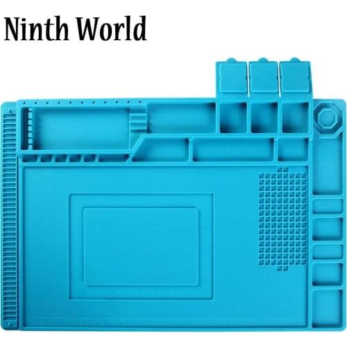 Magnetic Project Mat Repair Mat Heat Insulation Silicone Pad Desk Mat for BGA Soldering Repair Station 45x30cm