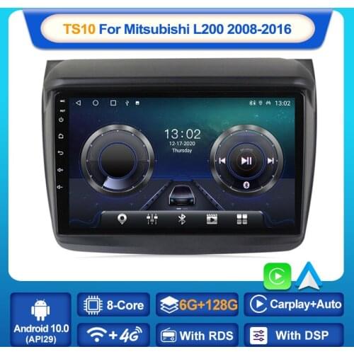 MEKEDE TS10 Android 10 For Mitsubishi Pajero Sport 2 L200 Triton 2008-2016 Car Radio Multimedia Player Navigation No 2din 2 din