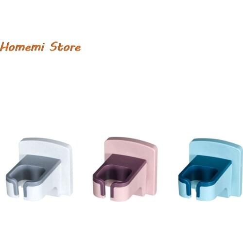 Wall Mounted Hanging Organizer Mop Broom Holder No-slip Storge For Hair Dryer Hook Racks Kitchen Bathroom Adhesive