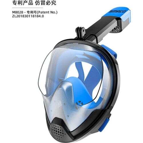 New Multifunctional Silicone Full Dry Waterproof And Anti-fog Comfortable Snorkeling Diving Mask