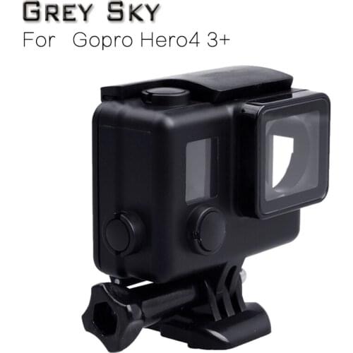 New Sports Camcorder gopro waterproof case For Gopro go pro Hero 3+ Hero 4 hero4 hero3+ black Camera Accessories