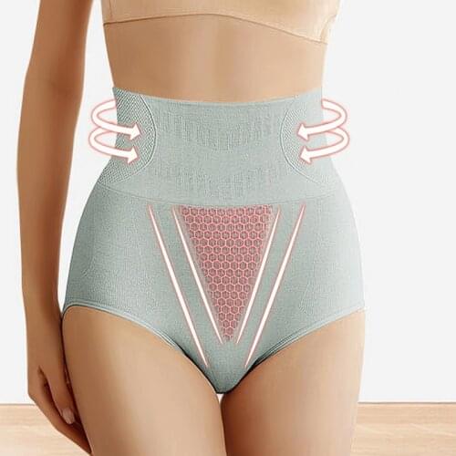 Jodimitty Womens Panties XL Underwear Seamless Briefs High Waist Underpanties Sexy Lace Panties Bodyshaper Female Underpants